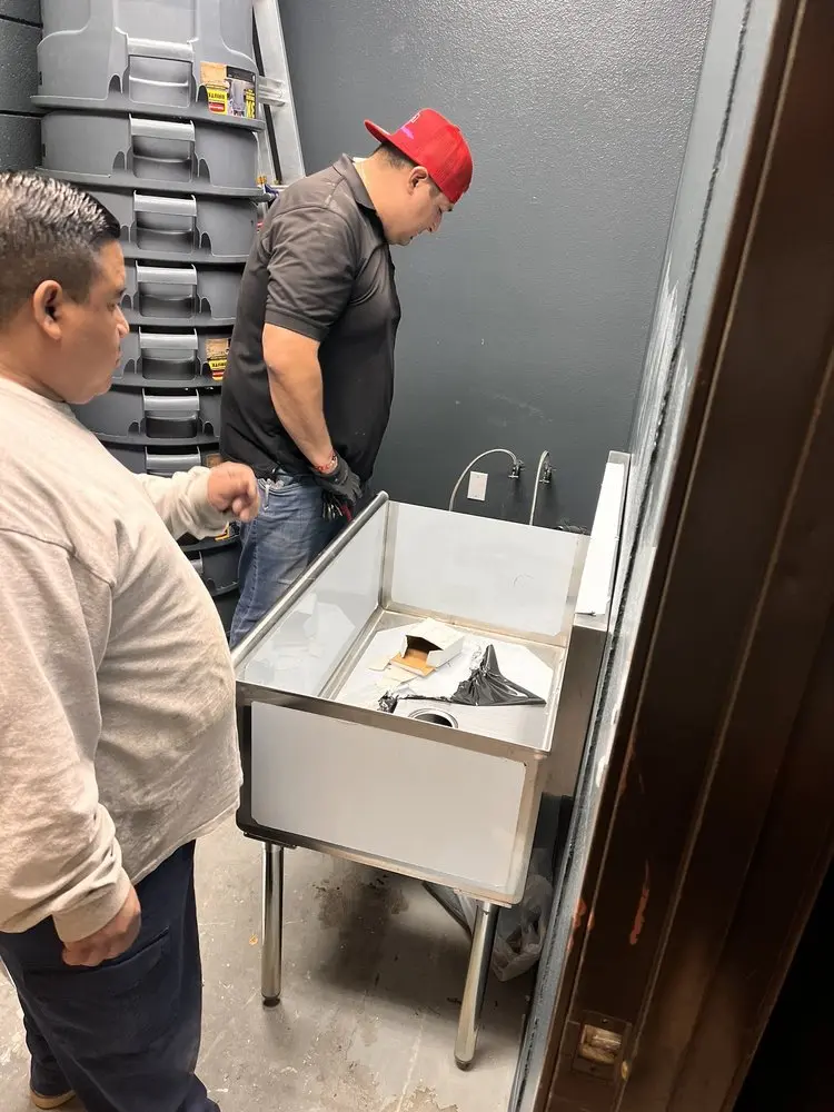 Commercial plumbing and sink installation in Whittier Junction